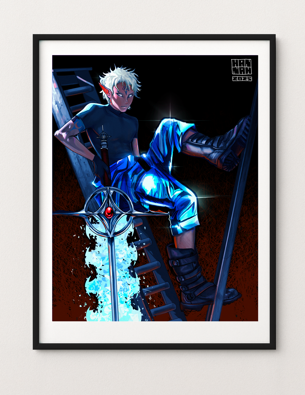 THAT'S A BIG SWORD 11"x 17"- Poster With Frame