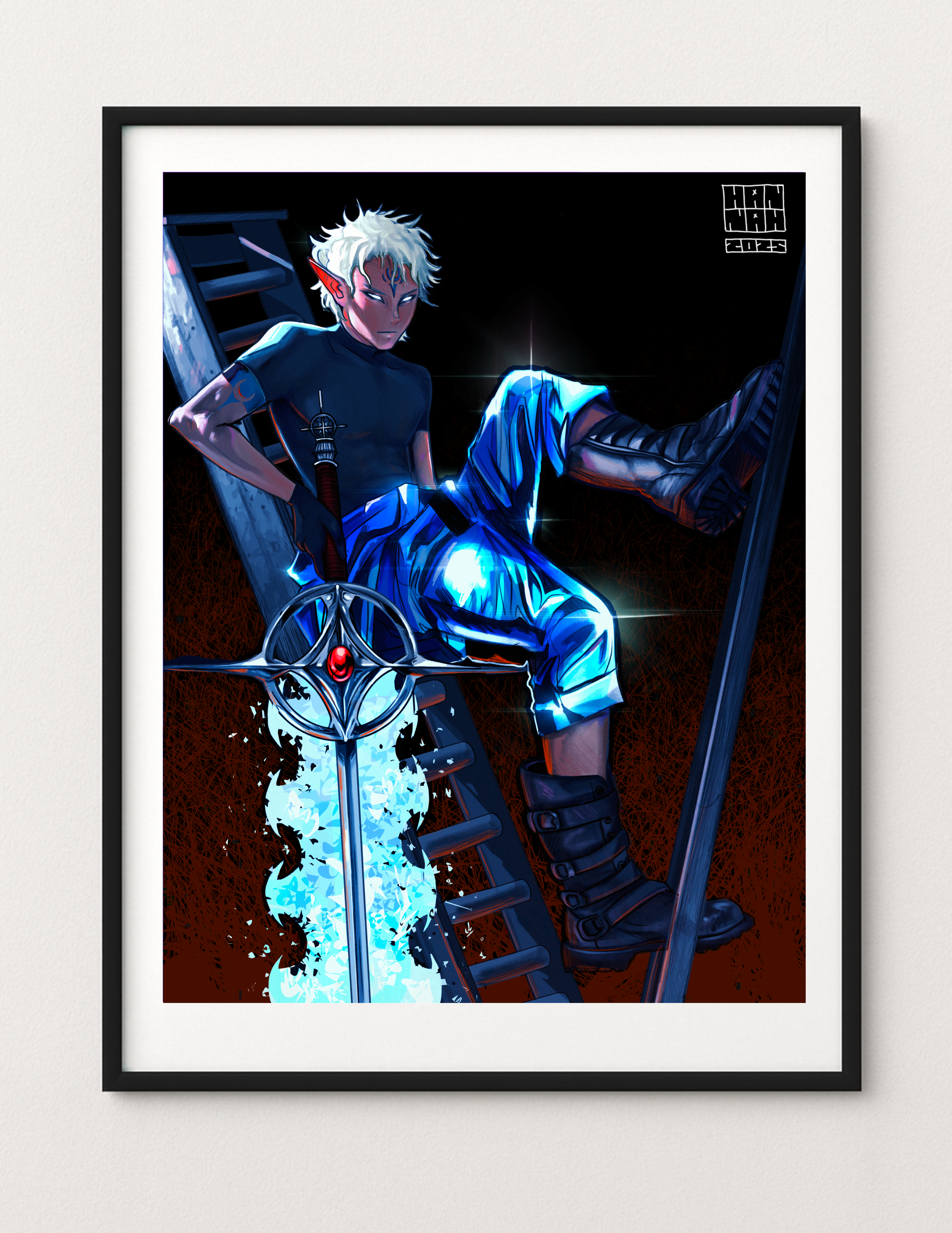 THAT'S A BIG SWORD 11"x 17"- Poster With Frame