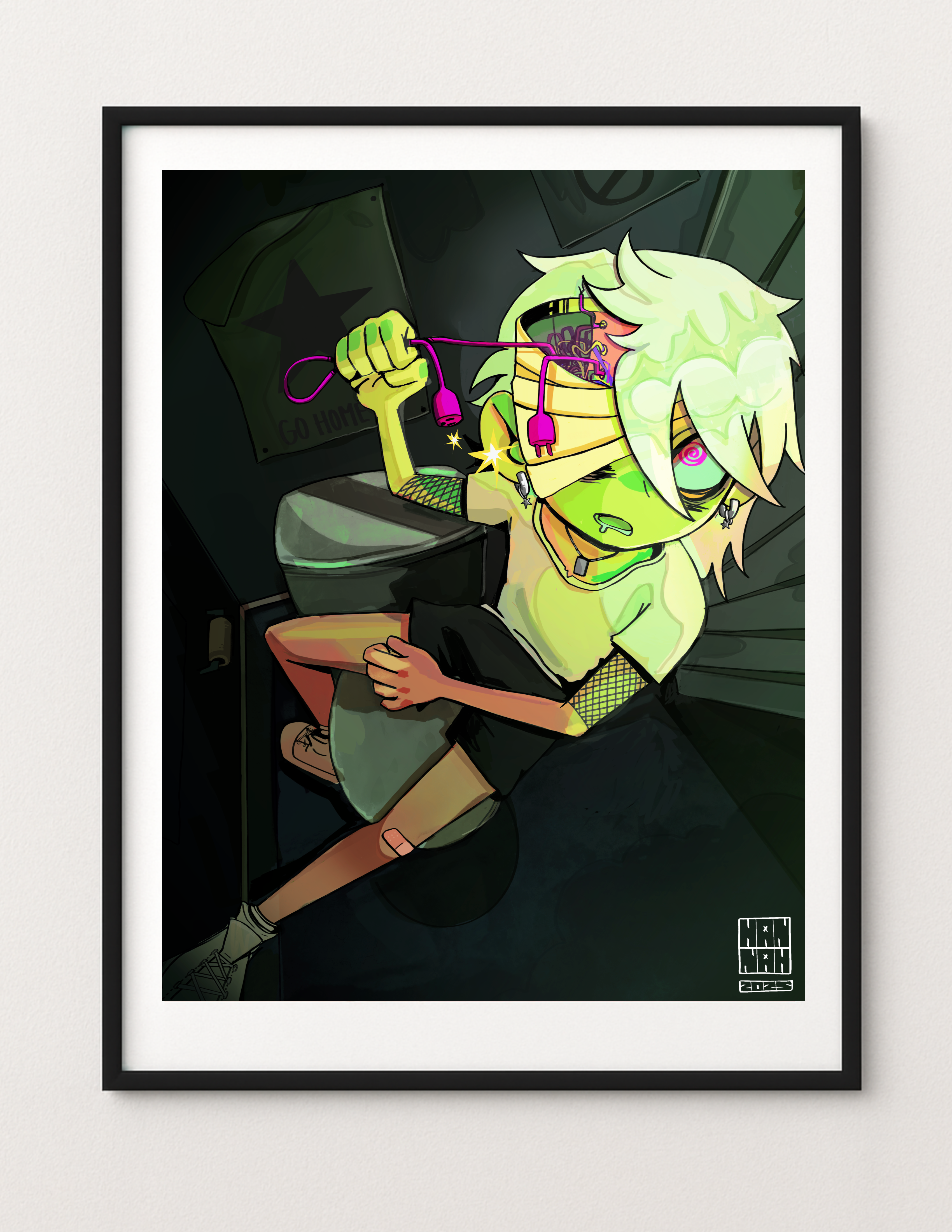 TURN IT OFF 11"x 17"- Poster With Frame